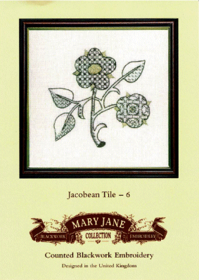 Jacobean Tile No 6. 14 Count