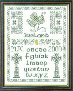 Irish Blackwork Sampler