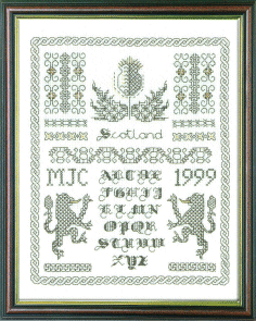 Scottish Blackwork Sampler