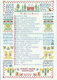 Stitcher's Alphabet MJC 029