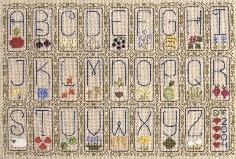Friends Alphabet by Elizabeth's Needlework Designs