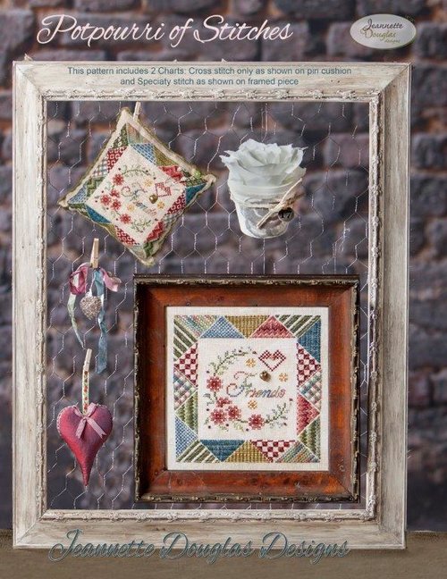 Potpourri of stitches by Jeannette Douglas Designs