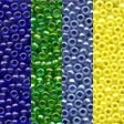01007   Includes :- 02101 Blue ,00167 Green, 02006 Ice Blue, 00128 Yellow by Mill Hill