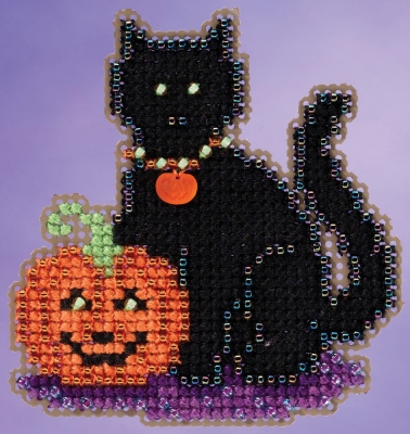 MH18-5206 Wendy's Cat Ornament Kit  by Mill Hill 