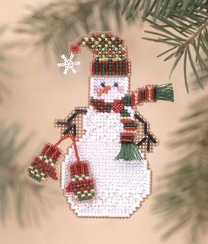 MHSC41 Mitten Snow Snow Charmer Ornament 