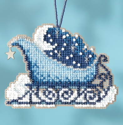MH16-1731 Celestial Sleigh  Ornament  by Mill Hill 