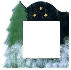 GBFRT Matte Black with Tree Frame 10" x 9.75". by Mill Hill - Only 1 Available 