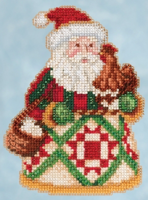 JS20-5104 Early Morning Santa by Mill Hill 