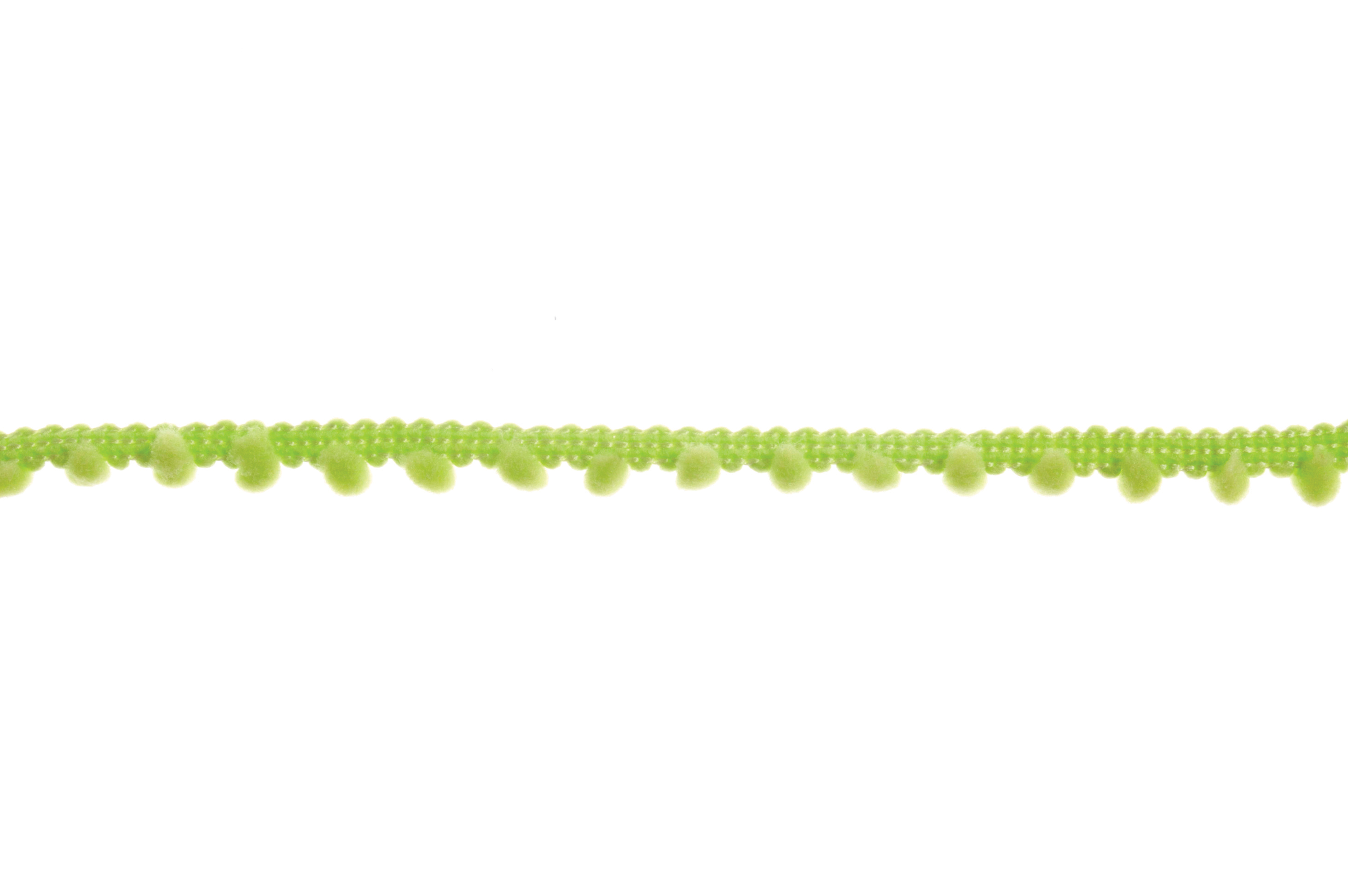  Pom Pom 27.4m x 7mm: Lime - Per Meter by Trim