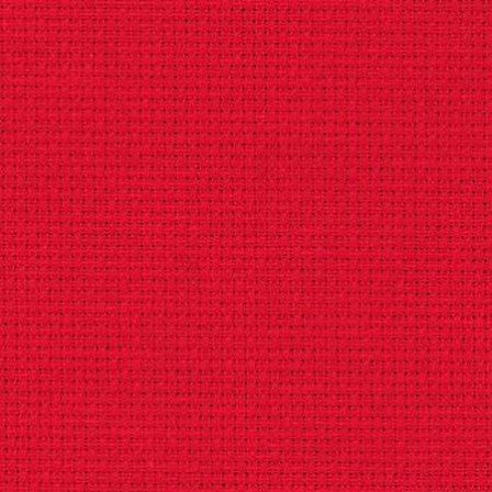 Christmas Red : 14 count Aida : Zweigart : Per Metre 100cm x 110cm 