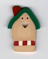 1125 Holiday Birdhouse  by Just Another Button Company 