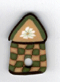 1126 Daisy Birdhouse  by Just Another Button Company 