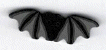 1102.L Large Black Bat by Just Another Button Company 