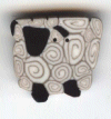 1146.L Large Ewe  by Just Another Button Company 