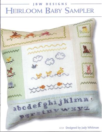 #234 Heirloom Baby Sampler by JBW Designs 