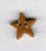 3402.M Medium Tarnished Gold Star 