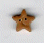 3402.S Small Tarnished Gold Star