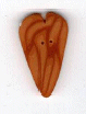 3335.L Large Gold Velvet Heart : by Just Another Button Company
