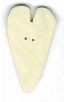 3336.X Extra Large White Velvet Heart : by Just Another Button Company