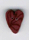 3337.S Small Plum Velvet Heart : by Just Another Button Company