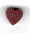3337.T Tiny Plum Velvet Heart  : by Just Another Button Company