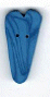 3342.L Large Bluejay Velvet Heart   : by Just Another Button Company