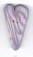 3344.X Extra Large Light Lilac Velvet Heart : by Just Another Button Company