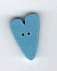 3418.M Medium Baby Blue Heart  : by Just Another Button Company