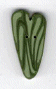3424.L Large Sage Green Velvet Heart : by Just Another Button Company