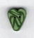 3424.S Small Sage Green Velvet Heart : by Just Another Button Company