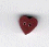 3446.T Tiny Black Cherry Heart   : by Just Another Button Company