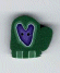 4422.S Small Green Mitten by Just Another Button Company