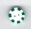 4416.S Small Green Peppermint  by Just Another Button Company