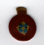 4490 Primitive Red Ornament by Just Another Button Company