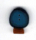 4426.S Small Blue Bulb  by Just Another Button Company