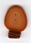4429.L Large Gold Bulb by Just Another Button Company