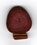 4431.L Large Plum Bulb  by Just Another Button Company