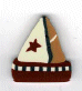 4502 Large Toy Boat  by Just Another Button Company
