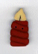 4546 Red Candle by Just Another Button Company