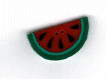 2201.L Large Red Half Watermelon by Just Another Button Company