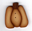 2241.L Large Golden Pumpkin by Just Another Button Company