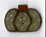 2293.L Large Green Wild Pumpkin by Just Another Button Company