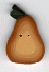 2296.S Small Pear  by Just Another Button Company