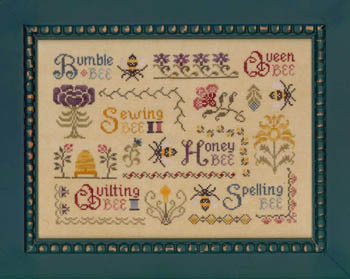 Antique Bee Sampler by Elizabeth's Needlework Designs