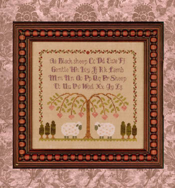 Gentle Lamb Sampler by Elizabeth's Needlework Designs