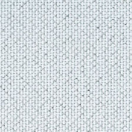 White/Silver : 14 count Aida : Zweigart :  Half Metre 50cm x 110cm 