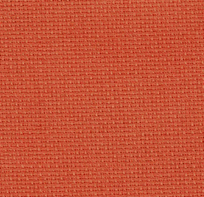 Bright Orange : 14 count Aida : Permin / Wichelt :  Fat Quarter 50cm x 65cm 