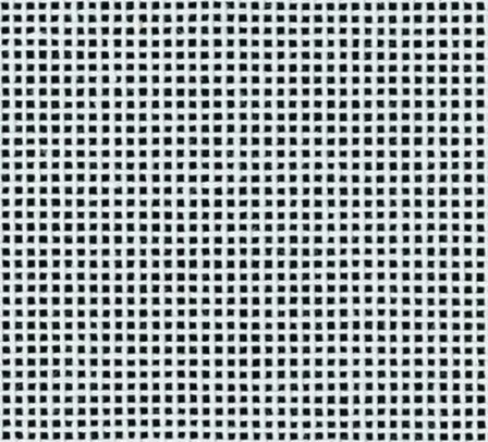 White 14 Threads per inch Single Mesh Canvas. Half Metre 50cm x  100cm 