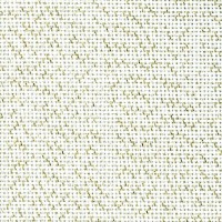 White /Gold :  118 : 20 count Bellana : Zweigart : Fat Quarter 50cm x 70cm