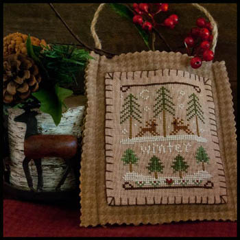  2011 Ornament-Winter Forest by Little House Needlework